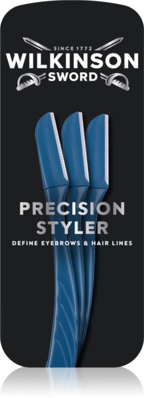 Wilkinson Sword Precision Styler brici pentru sprâncene pentru bărbați 3 buc
