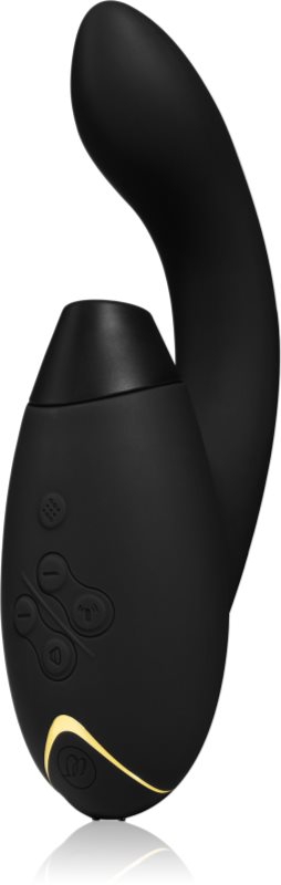 Womanizer Duo vibrator cu stimularea clitorisului Black 20,5 cm