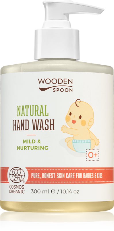 WoodenSpoon Natural sapun lichid delicat pentru maini pentru copii 300 ml