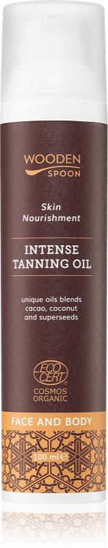 WoodenSpoon Skin Nourishment ulei de corp hranitor pentru un bronz intens 100 ml