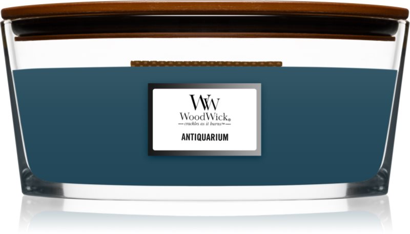 Woodwick Antiquarium lumânare parfumată cu fitil din lemn (hearthwick) 453 g