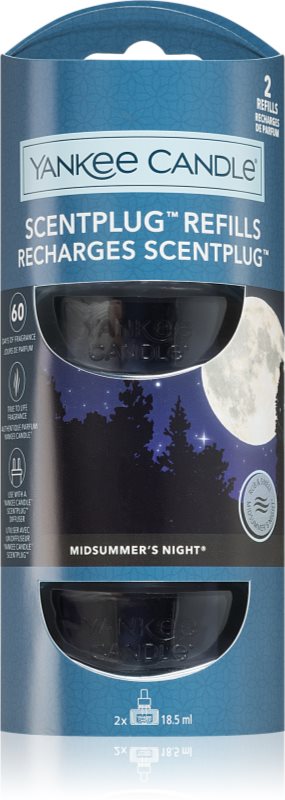 Yankee Candle Midsumer's Night Refill rezervă pentru difuzorul electric 2x18,5 ml