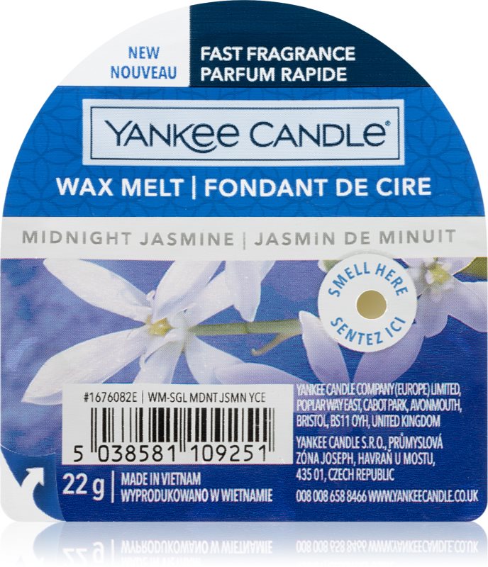 Yankee Candle Midnight Jasmine ceară pentru aromatizator 22 g