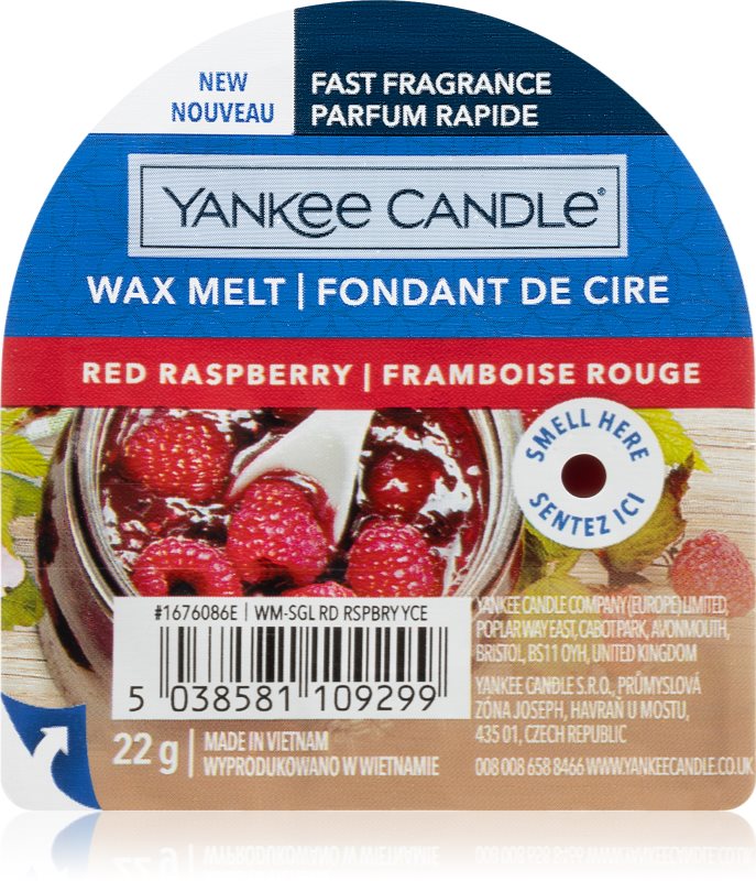 Yankee Candle Red Raspberry ceară pentru aromatizator 22 g