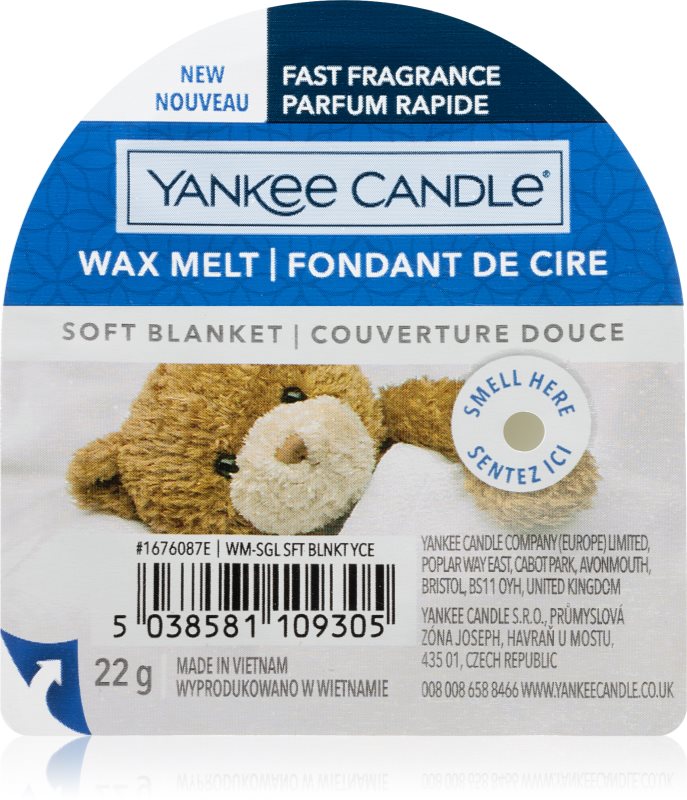 Yankee Candle Soft Blanket ceară pentru aromatizator 22 g