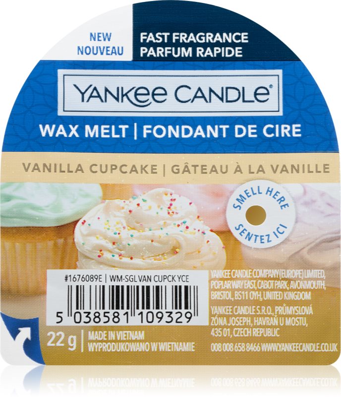 Yankee Candle Vanilla Cupcake ceară pentru aromatizator 22 g