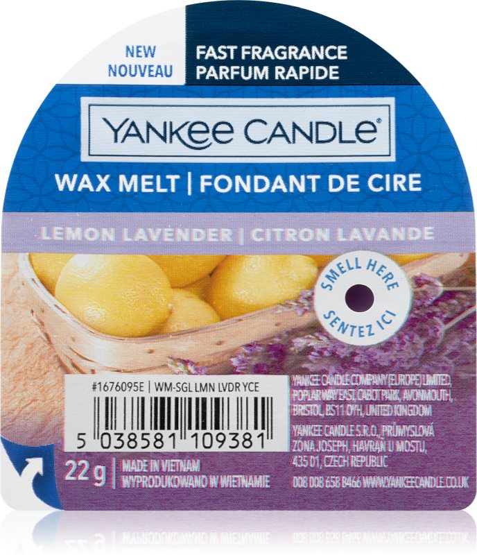 Yankee Candle Lavender ceară pentru aromatizator 22 g