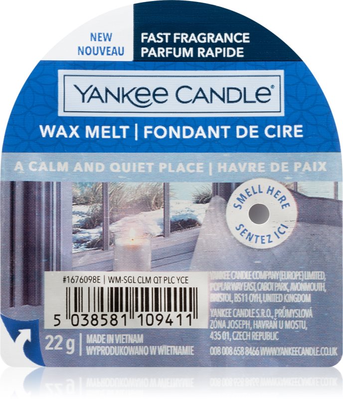 Yankee Candle A Calm & Quiet Place ceară pentru aromatizator 22 g