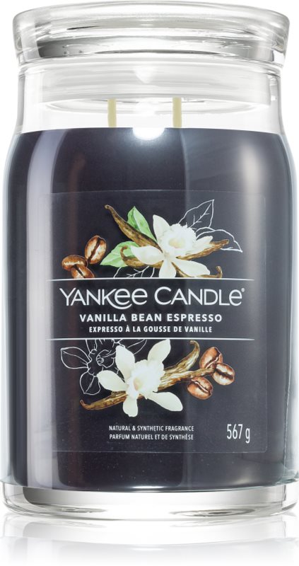Yankee Candle Vanilla Bean Espresso lumânare parfumată Signature 567 g