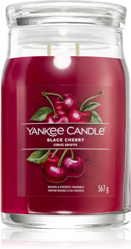 Yankee Candle Black Cherry lumânare parfumată Signature