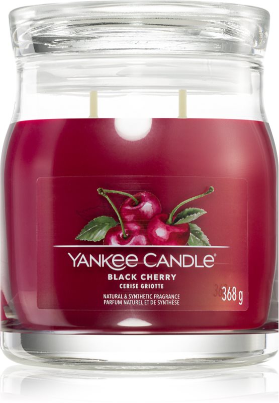 Yankee Candle Black Cherry lumânare parfumată Signature