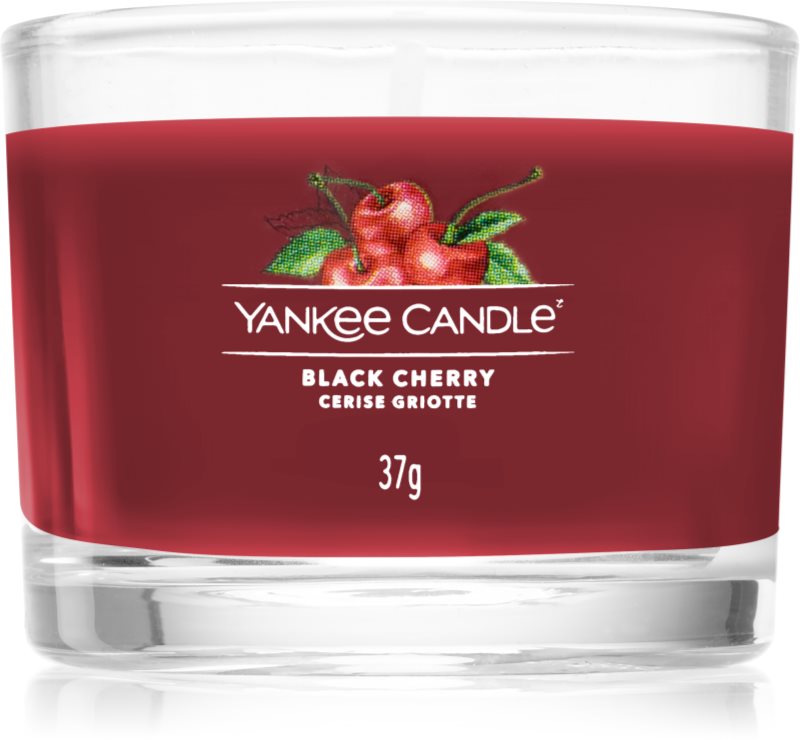 Yankee Candle Black Cherry lumânare votiv glass 37 g