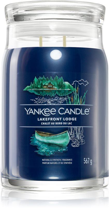 Yankee Candle Lakefront Lodge lumânare parfumată Signature 567 g