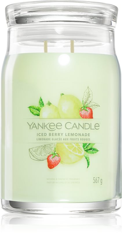 Yankee Candle Iced Berry Lemonade lumânare parfumată Signature