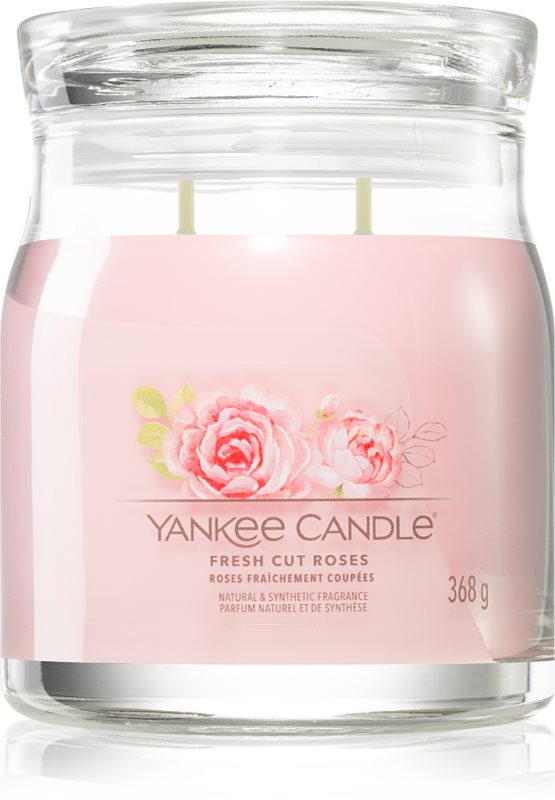 Yankee Candle Fresh Cut Roses lumânare parfumată