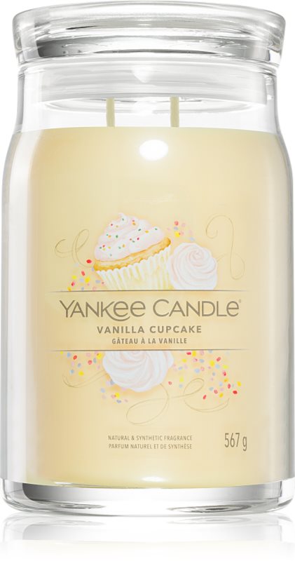 Yankee Candle Vanilla Cupcake lumânare parfumată Signature