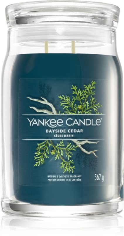 Yankee Candle Bayside Cedar lumânare parfumată Signature