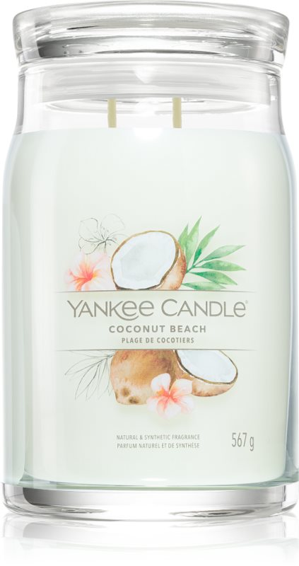 Yankee Candle Coconut Beach lumânare parfumată Signature