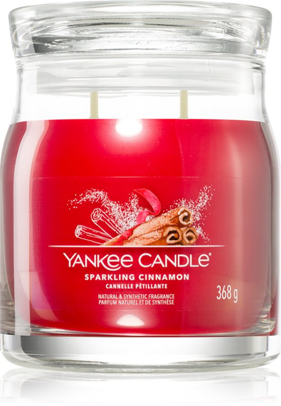 Yankee Candle Sparkling Cinnamon lumânare parfumată 368 g