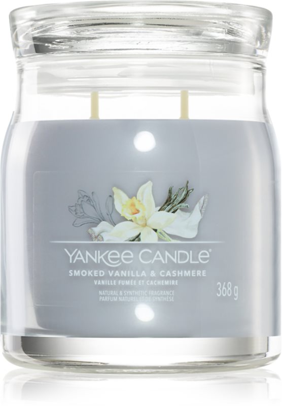 Yankee Candle Smoked Vanilla & Cashmere lumânare parfumată