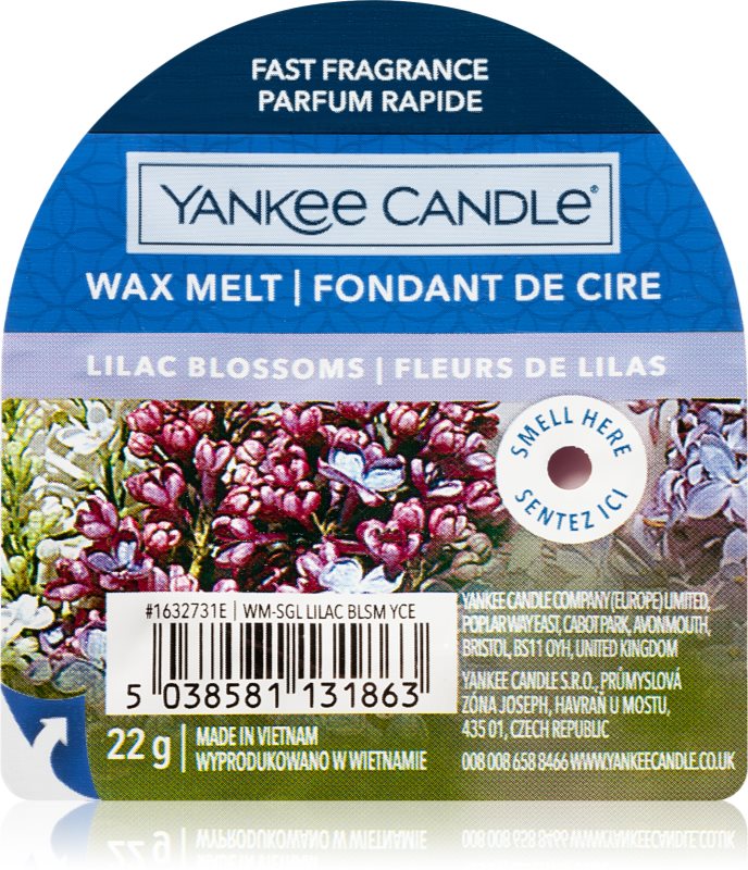 Yankee Candle Lilac Blossoms ceară pentru aromatizator 22 g