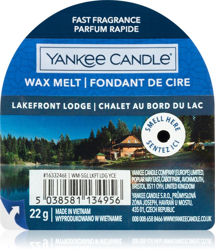 Yankee Candle Lakefront Lodge ceară pentru aromatizator 22 g