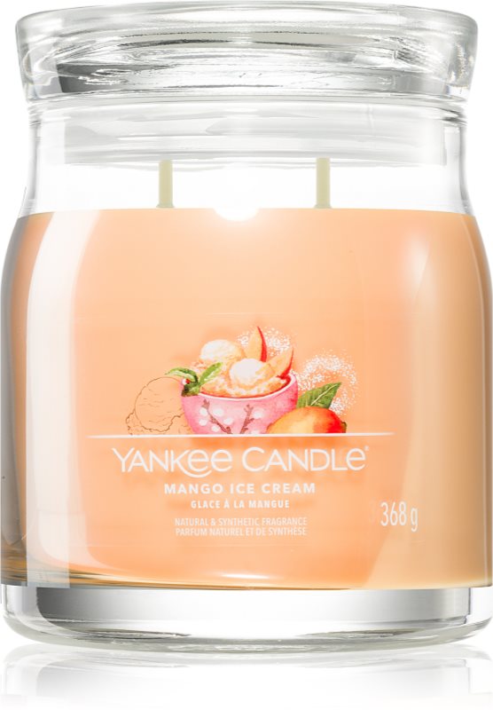 Yankee Candle Mango Ice Cream lumânare parfumată Signature
