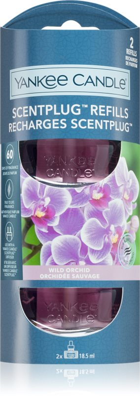 Yankee Candle Wild Orchid rezervă de reumplere pentru difuzorul electric 2x18.5 ml