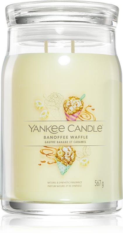 Yankee Candle Banoffee Waffle lumânare parfumată Signature 567 g