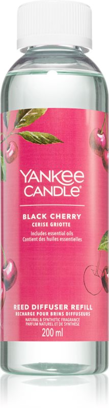 Yankee Candle Black Cherry reumplere în aroma difuzoarelor 200 ml