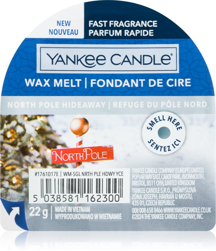 Yankee Candle North Pole Hideaway ceară pentru aromatizator 22 g