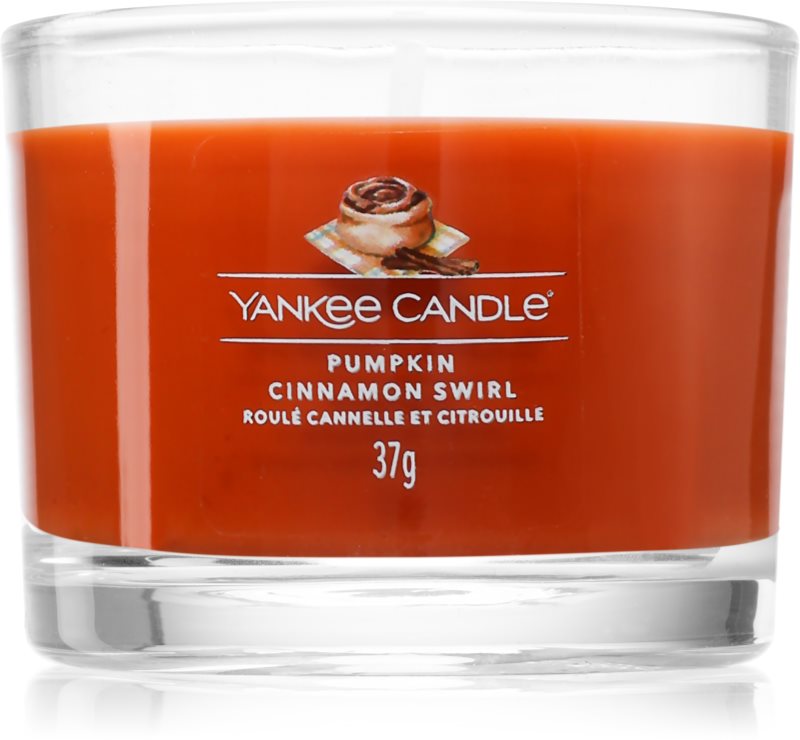 Yankee Candle Pumpkin Cinnamon Swirl lumânare votiv 37 g