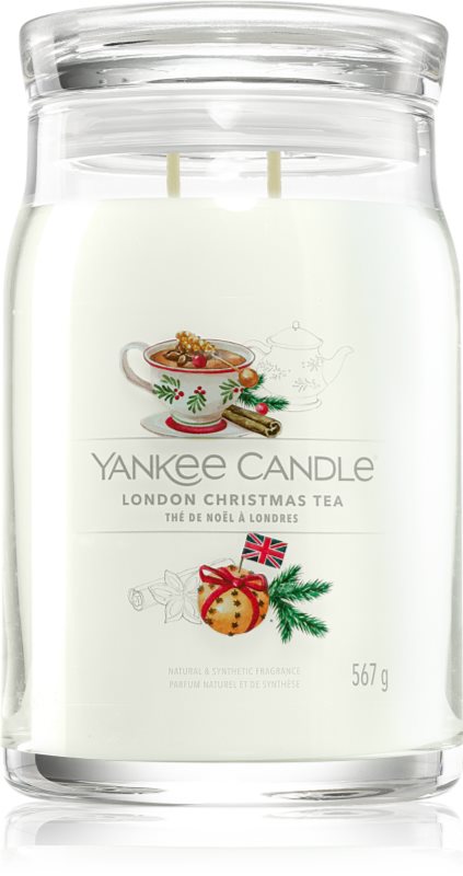 Yankee Candle London Christmas Tea lumânare parfumată 567 g
