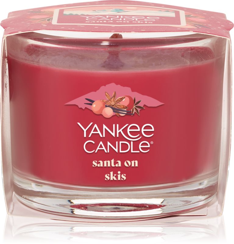 Yankee Candle Santa On Skis lumânare votiv glass 37 g