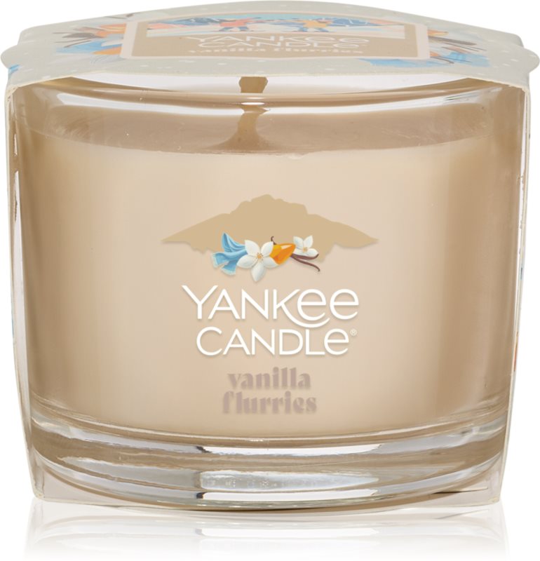 Yankee Candle Vanilla Flurries lumânare votiv glass 37 g