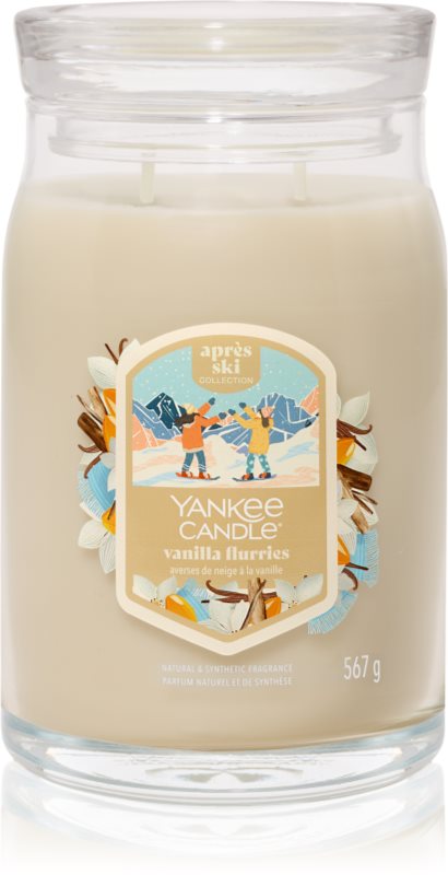 Yankee Candle Vanilla Flurries lumânare parfumată Signature