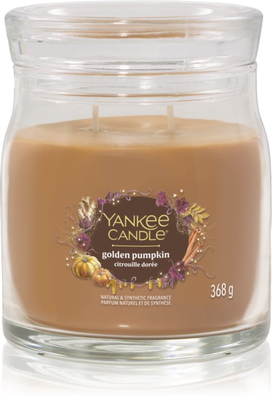 Yankee Candle Golden Pumpkin lumânare parfumată Signature