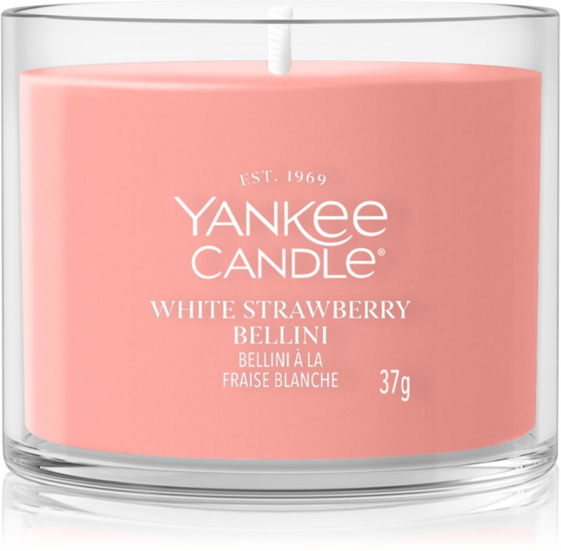 Yankee Candle White Strawberry Bellini lumânare votiv 37 g