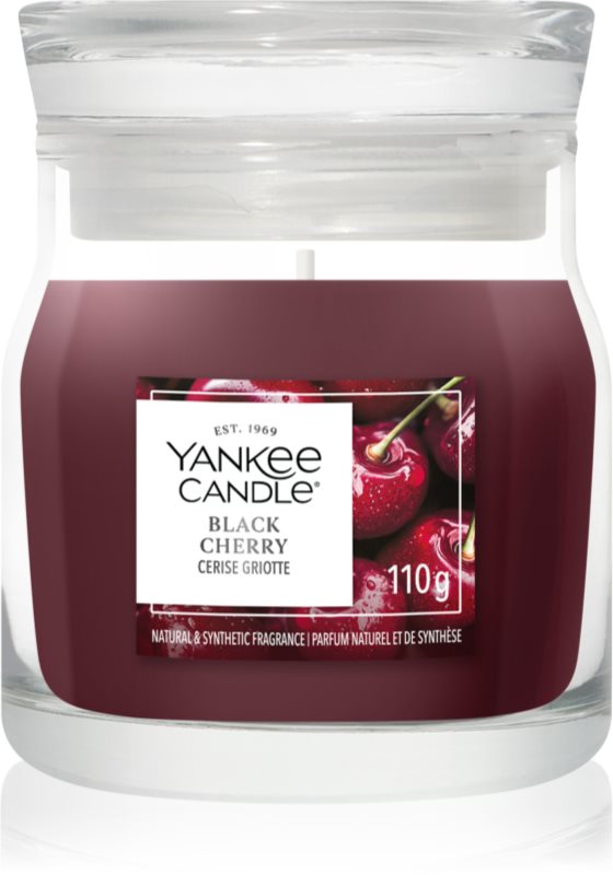 Yankee Candle Black Cherry lumânare parfumată Signature 110 g