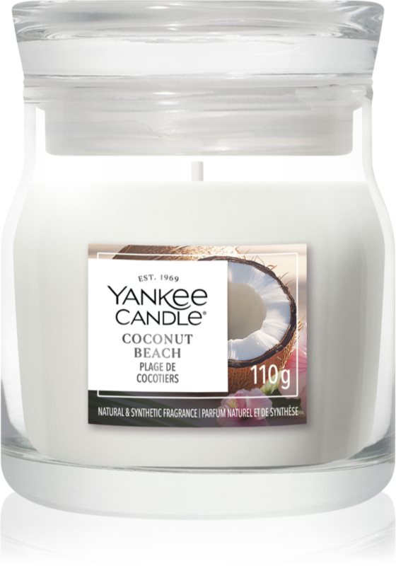 Yankee Candle Coconut Beach lumânare parfumată Signature 110 g