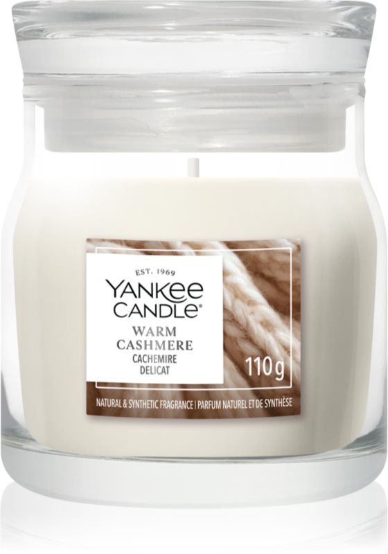 Yankee Candle Warm Cashmere lumânare parfumată Signature 110 g