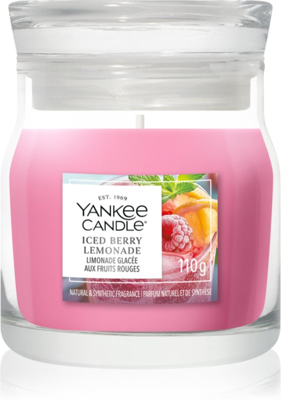 Yankee Candle Iced Berry Lemonade lumânare parfumată Signature 110 g