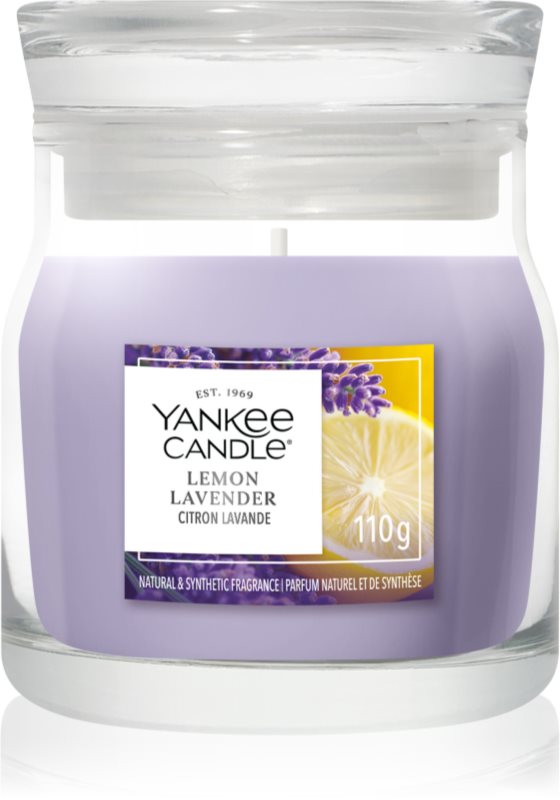 Yankee Candle Lemon Lavender lumânare parfumată Signature 110 g