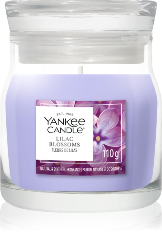 Yankee Candle Lilac Blossoms lumânare parfumată Signature 110 g