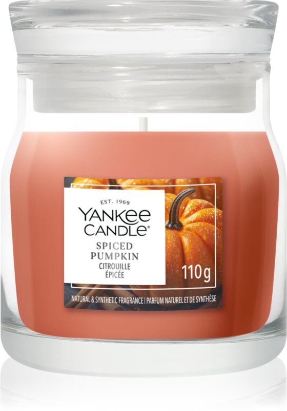 Yankee Candle Spiced Pumpkin lumânare parfumată Signature