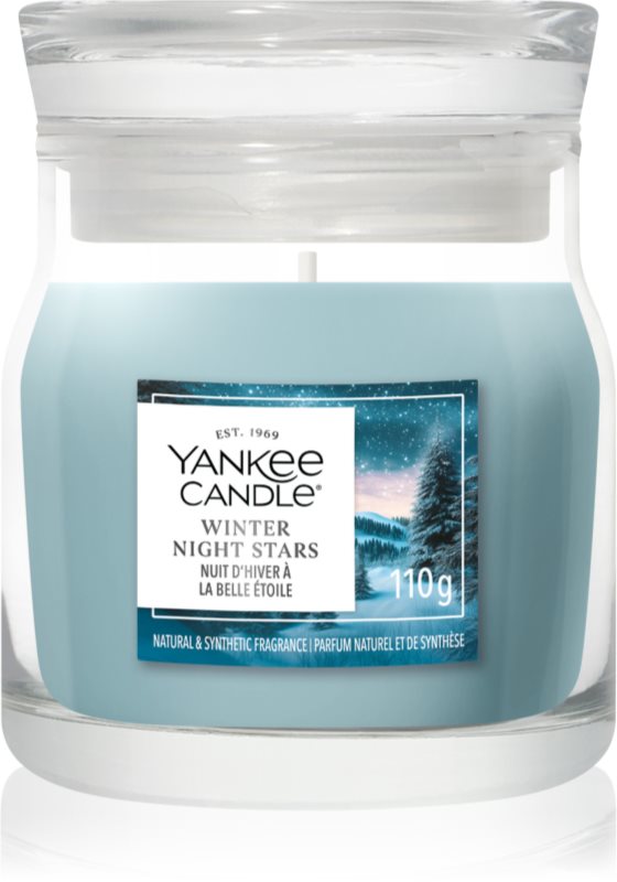 Yankee Candle Winter Night Stars lumânare parfumată Signature