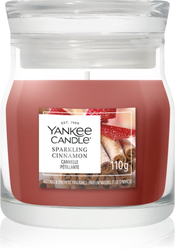Yankee Candle Sparkling Cinnamon lumânare parfumată Signature 110 g