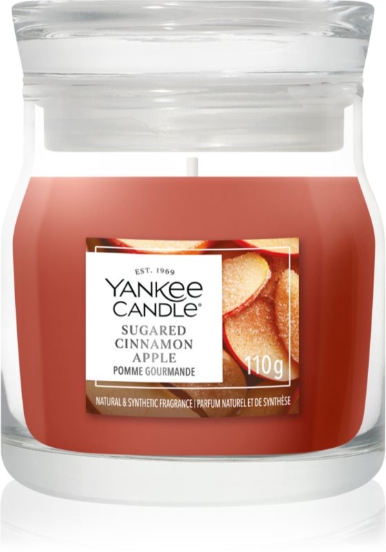 Yankee Candle Sugared Cinnamon Apple lumânare parfumată Signature