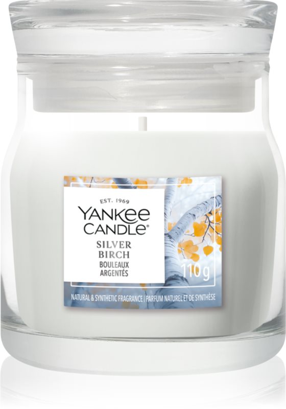 Yankee Candle Silver Birch lumânare parfumată Signature