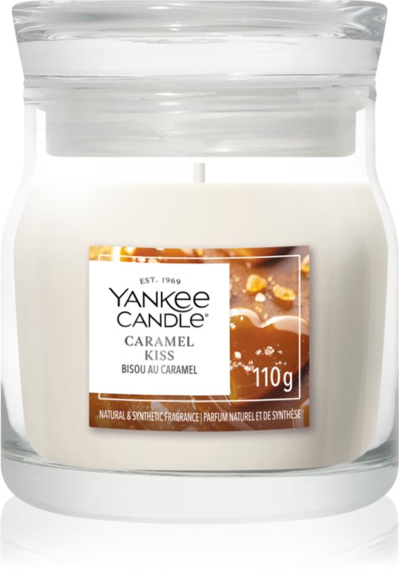 Yankee Candle Caramel Kiss lumânare parfumată Signature 110 g